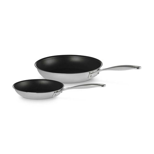 Le Creuset 3-PLY Stainless Steel Non-Stick 2-Piece Frying Pan Set